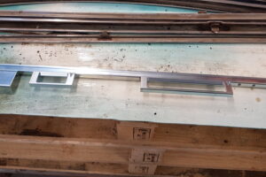 Front door glass lower channel Ford 55-56