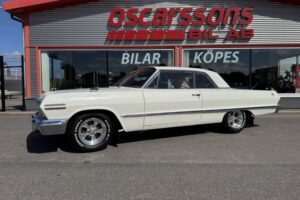 Chevrolet Impala Sportcoupe. V8 / Aut. PS. PB. Svensksåld. 3 ägare. Originalbil. –63