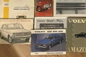 VOLVO instruktionsböcker original 1959 – 1989 och extra
