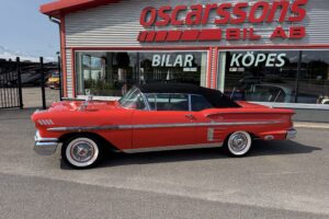 Chevrolet Impala Convertible. Svensk helrenovering. V8 / Aut. PS. PB –58