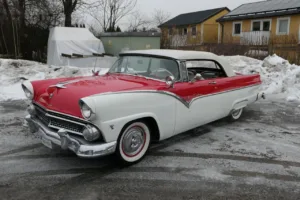 Ford Sunliner Convertible 292 Y-block V8 med Fordomatic låda –55