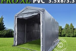 Båthall PRO XL 3,5 x 8 x 3,3 x 3,94 m PVC Grå