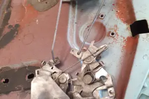 Chevy door latch assembly
