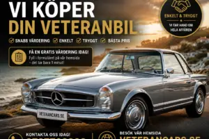 Köpes: Vi köper din veteran bil & objekt bil