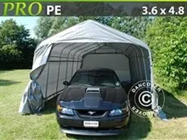 Garagetält PRO 3,6 x 4,8 x 2,7 PE Grå Nu 6360:-